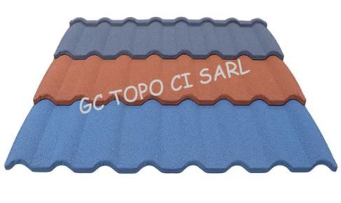 Tole Métal Tuile de type Milano 1340mm*420mm  ép. 0,35mm