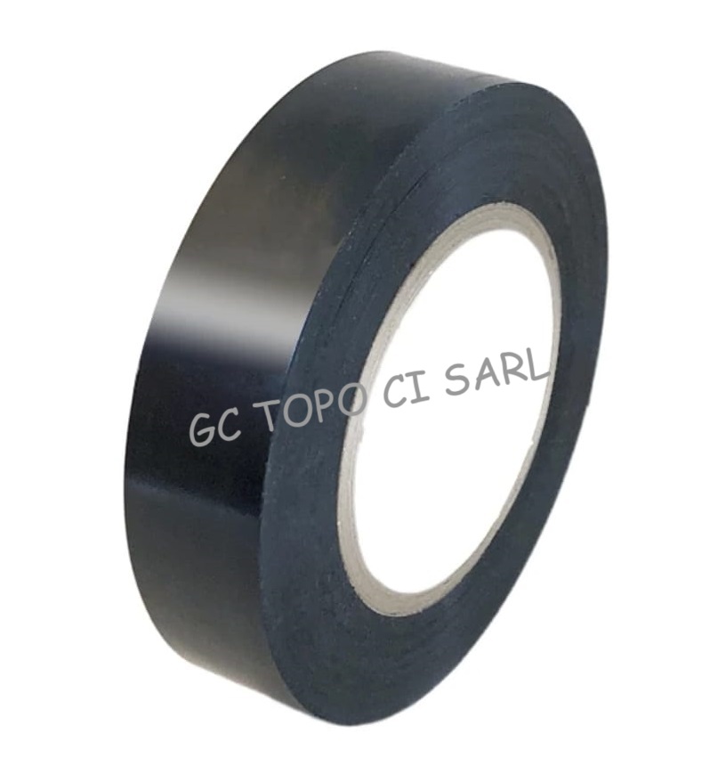 Ruban adhésif isolant PVC noir 0,18mm x 20mm x 12m